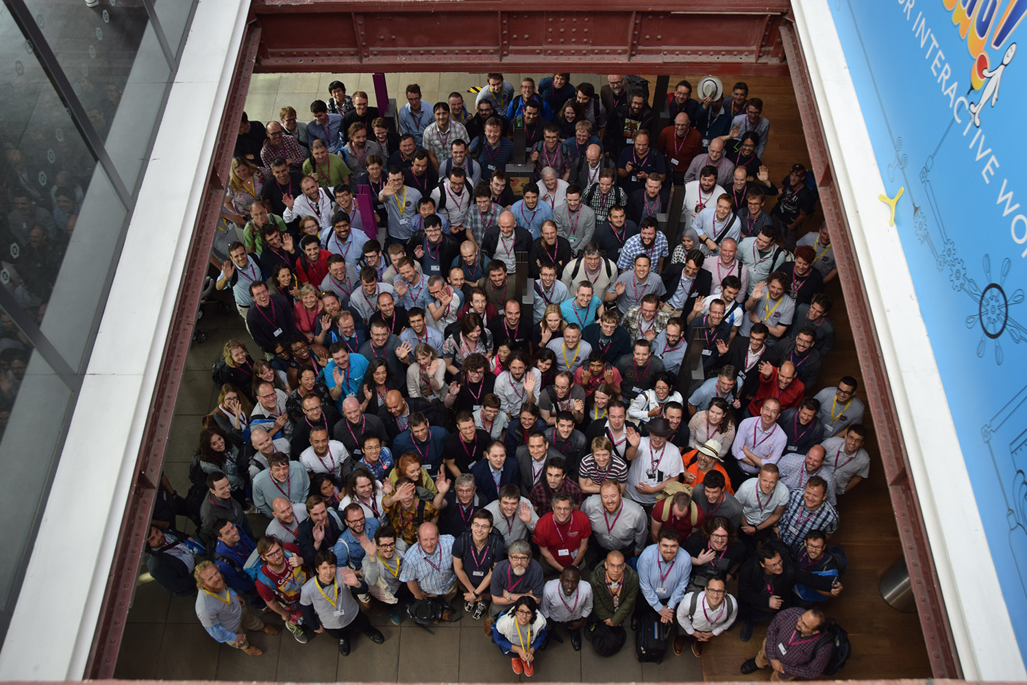Group photo of the conference at RSE conference in 2016